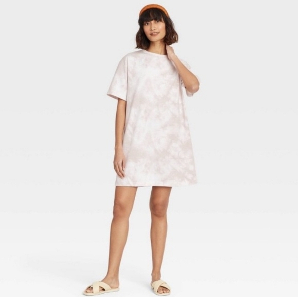 A New Day Tie Dye T-Shirt Dress Women's Size XS EUC